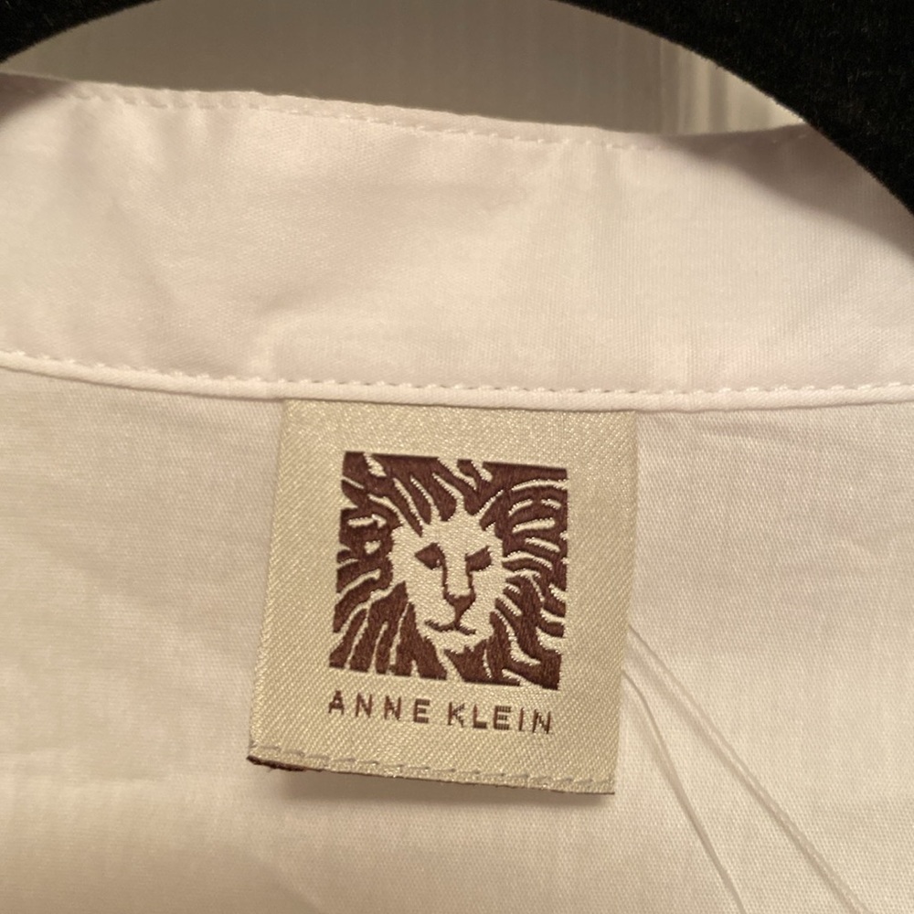Anne Klein White Button Down Top…size 1X - Picture 4 of 7